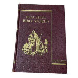 Beautiful Bible Stories Roney and Rice 1948 Illustrated Hard Back Book